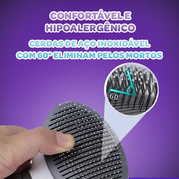 Escova Mágica© Autolimpante Para Gatos - REI GATO #2/1