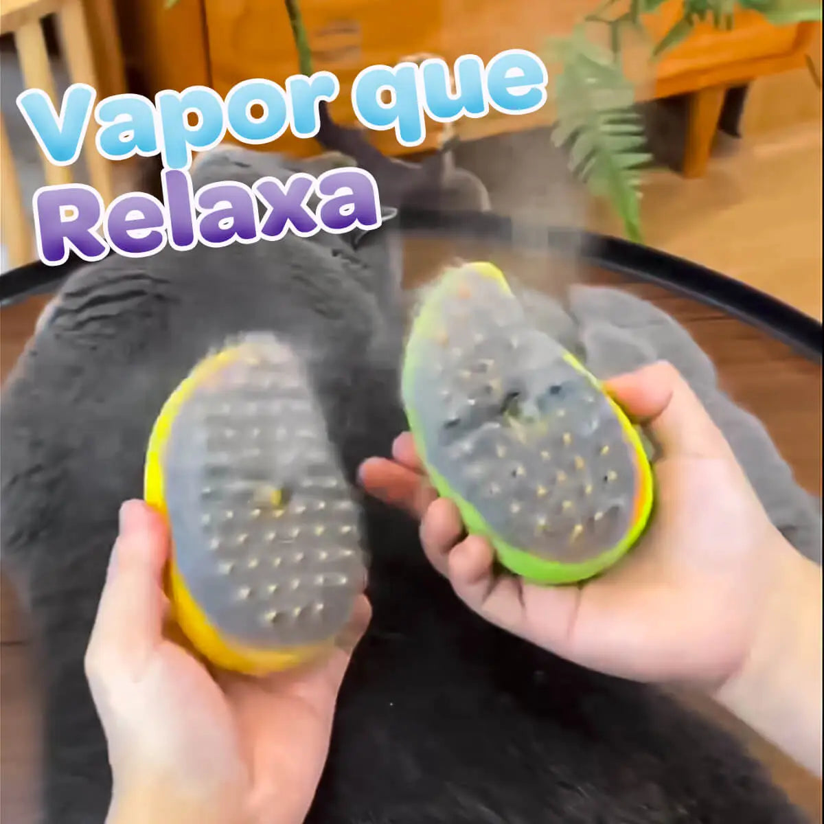 Escova Spa® de Gato 3 em 1 para Banho