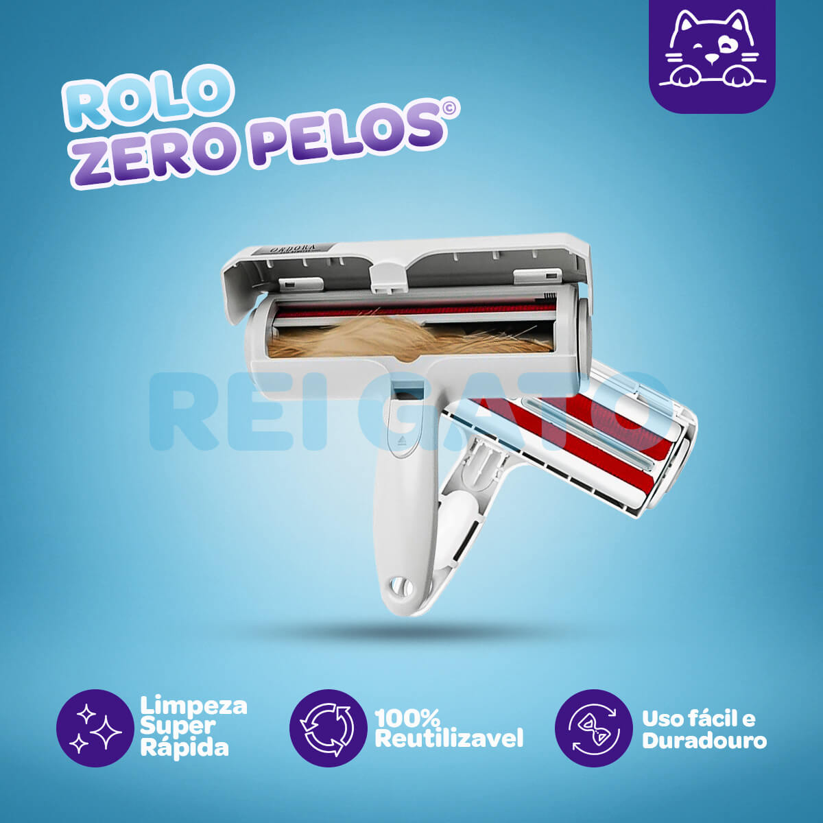 Rolo Reutilizável Zero Pelos©