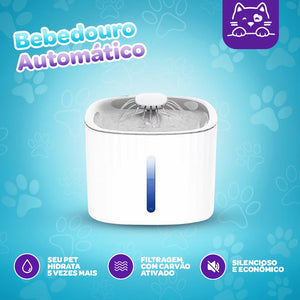 Bebedouro Automático para Gatos Premium (Elétrico) - Rei Gato© #PLUS2.0